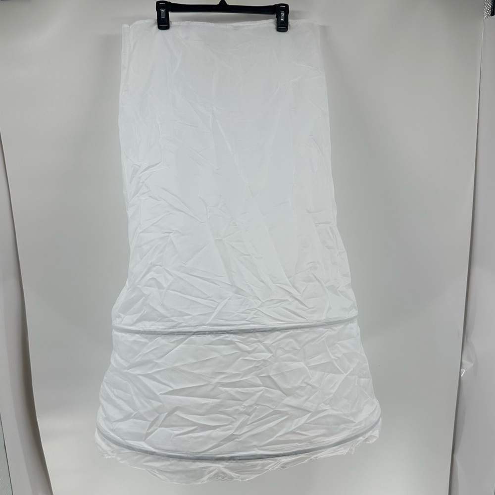 New Hoop Slip with Lace Trim. Bridal White Size XL - Picture 2 of 8